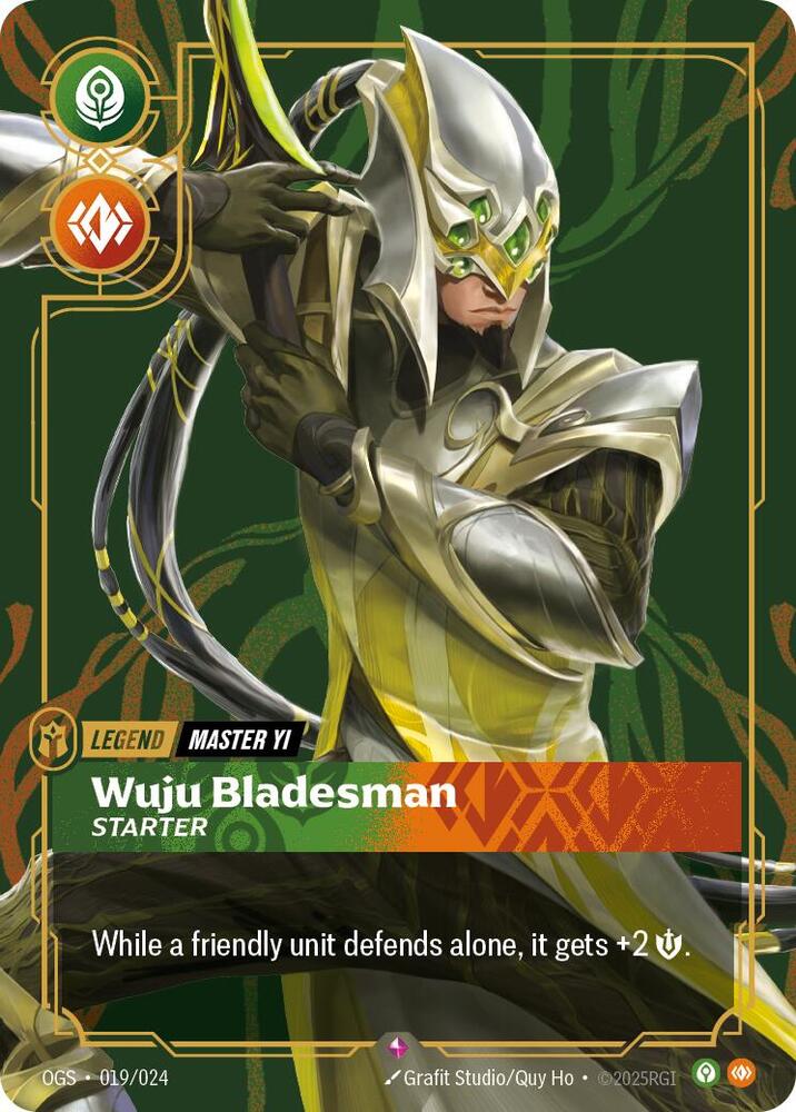 Master Yi - Wuju Bladesman (Starter) | Origins: Proving Grounds #019/024