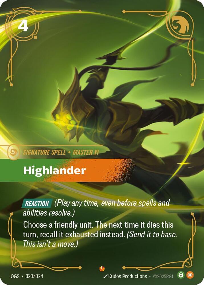 Highlander | Origins: Proving Grounds #020/024