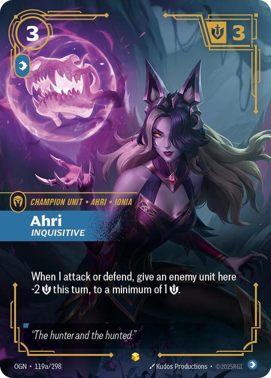 Ahri - Inquisitive (Alternate Art) | Origins #119a/298