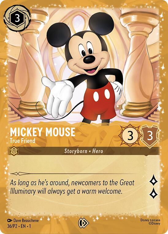 Mickey Mouse - True Friend (Puzzle Promo) | Disney Lorcana Promo Cards #36