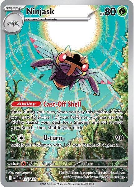 Ninjask - 137/132 | ME01: Mega Evolution #137/132