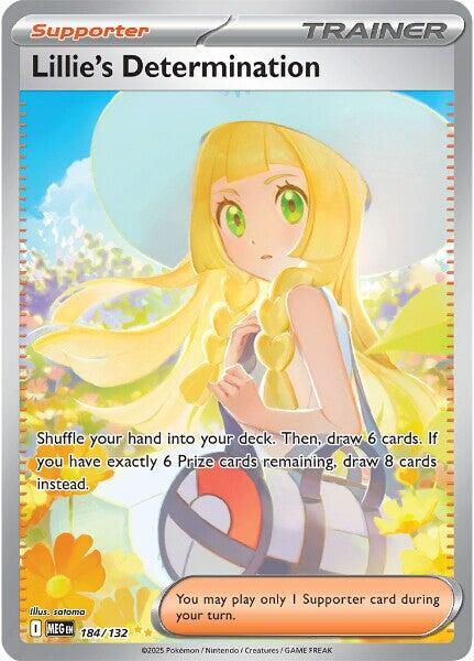 Lillie's Determination - 184/132 | ME01: Mega Evolution #184/132