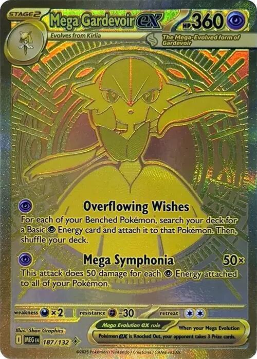 Mega Gardevoir ex - 187/132 | ME01: Mega Evolution #187/132