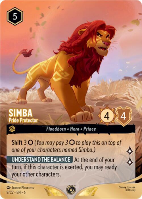 Simba - Pride Protector | Disney Lorcana Promo Cards #8