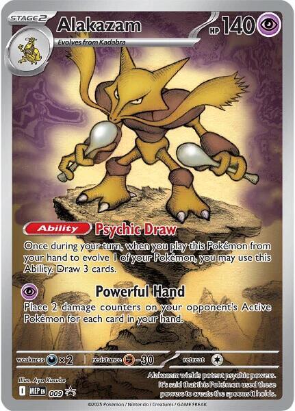 Alakazam - 009 | ME: Mega Evolution Promo #009