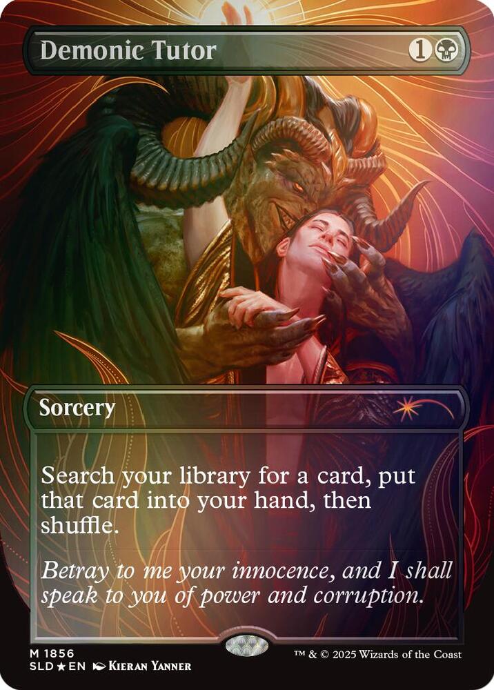 Demonic Tutor (Rainbow Foil) | Secret Lair Drop Series #1856