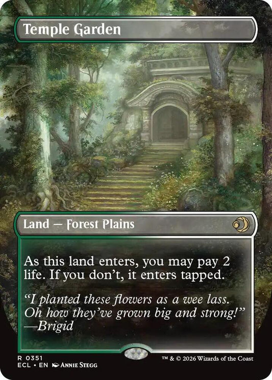 Temple Garden (Borderless) | Lorwyn Eclipsed #351