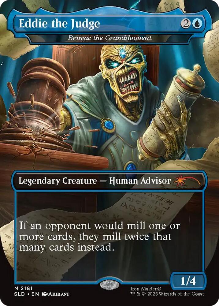 Eddie the Judge - Bruvac the Grandiloquent | Secret Lair Drop Series #2181