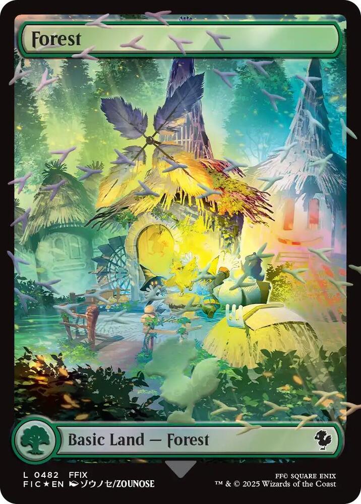 Forest (Chocobo Track Foil) | Commander: FINAL FANTASY #482