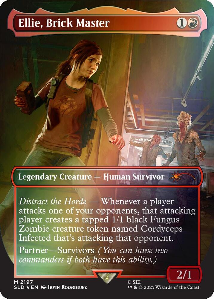 Ellie, Brick Master (Rainbow Foil) | Secret Lair Drop Series #2197