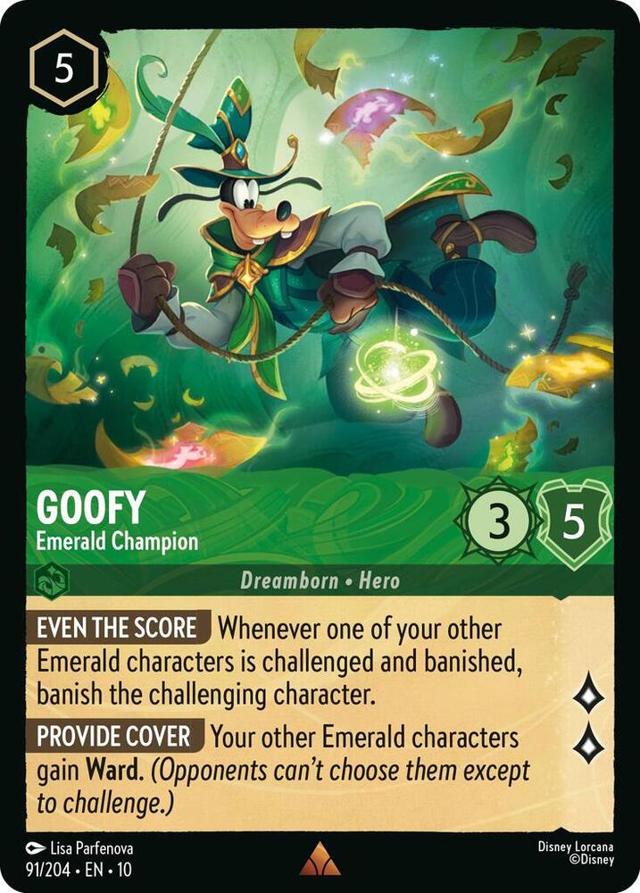 Goofy - Emerald Champion | Whispers in the Well #91/204