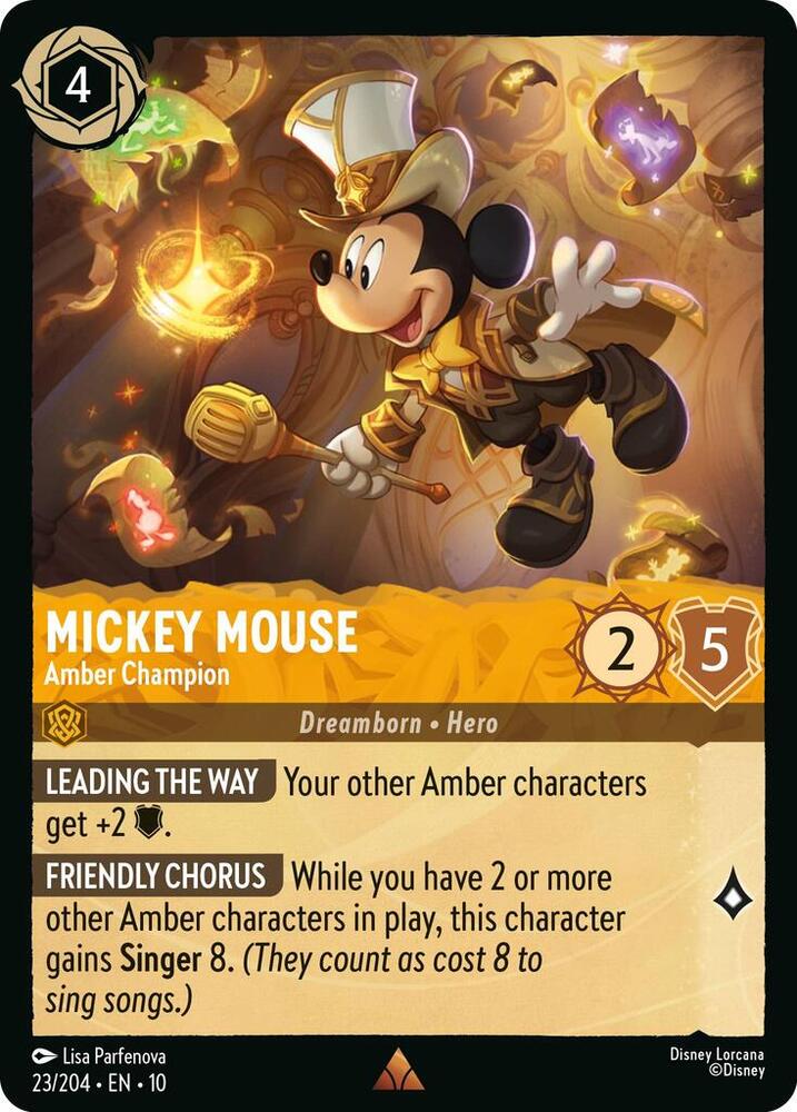 Mickey Mouse - Amber Champion | Whispers in the Well #23/204