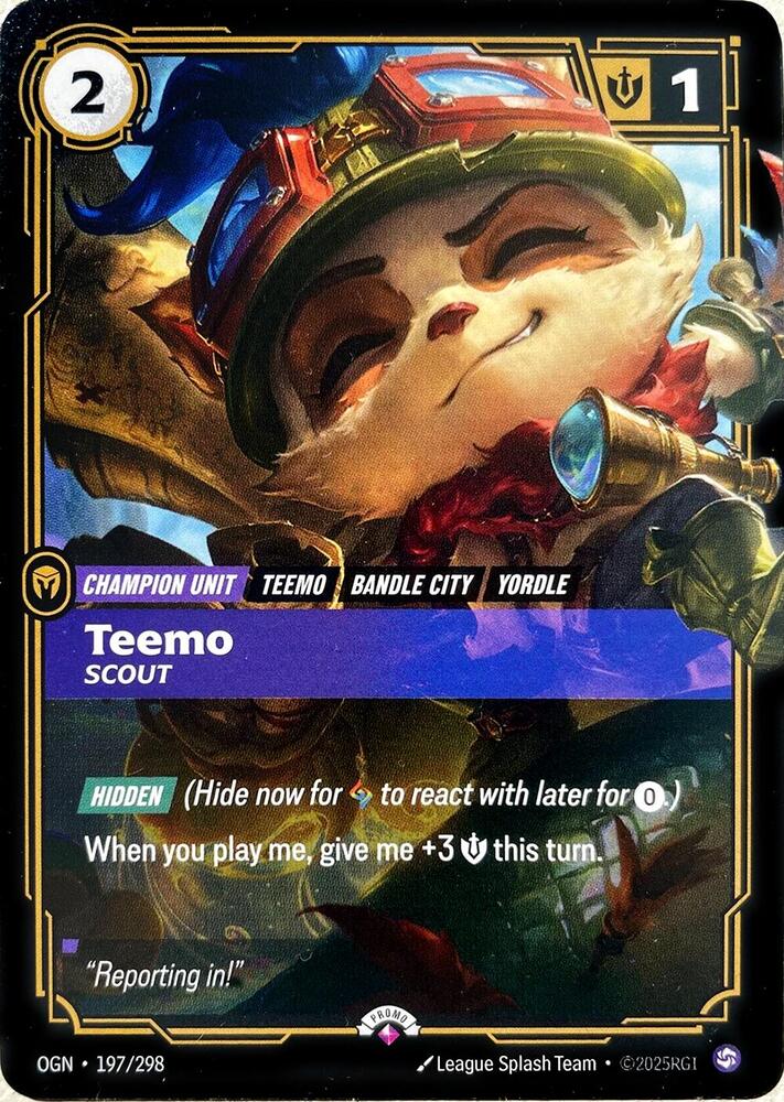 Teemo - Scout | Riftbound Promotional Cards #197/298