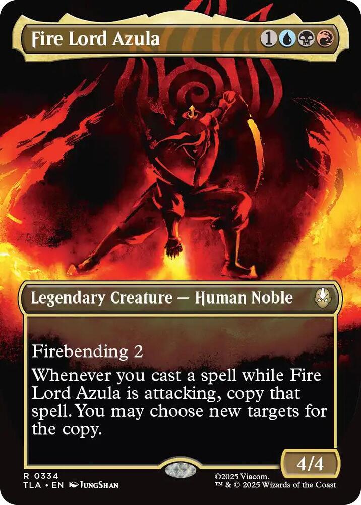 Fire Lord Azula (0334) (Borderless) | Avatar: The Last Airbender #334