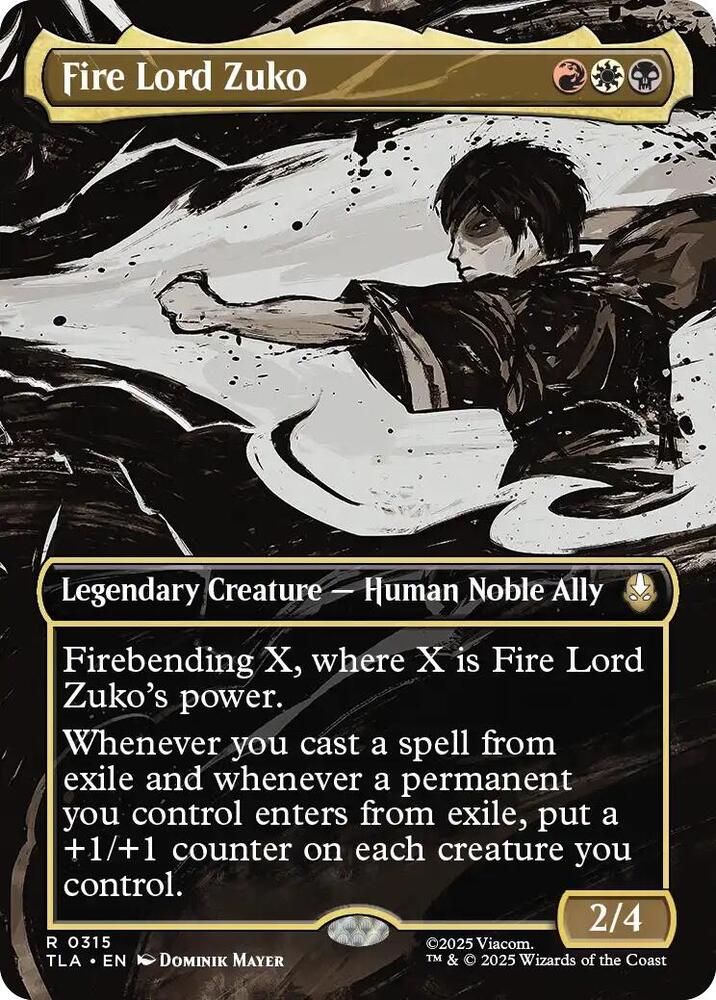 Fire Lord Zuko (Borderless) | Avatar: The Last Airbender #315