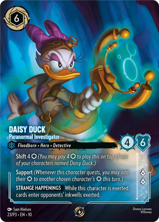 Daisy Duck - Paranormal Investigator (Store Championship Participant) | Disney Lorcana Promo Cards #23