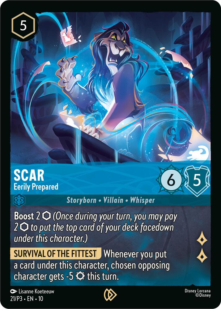 Scar - Eerily Prepared | Disney Lorcana Promo Cards #21
