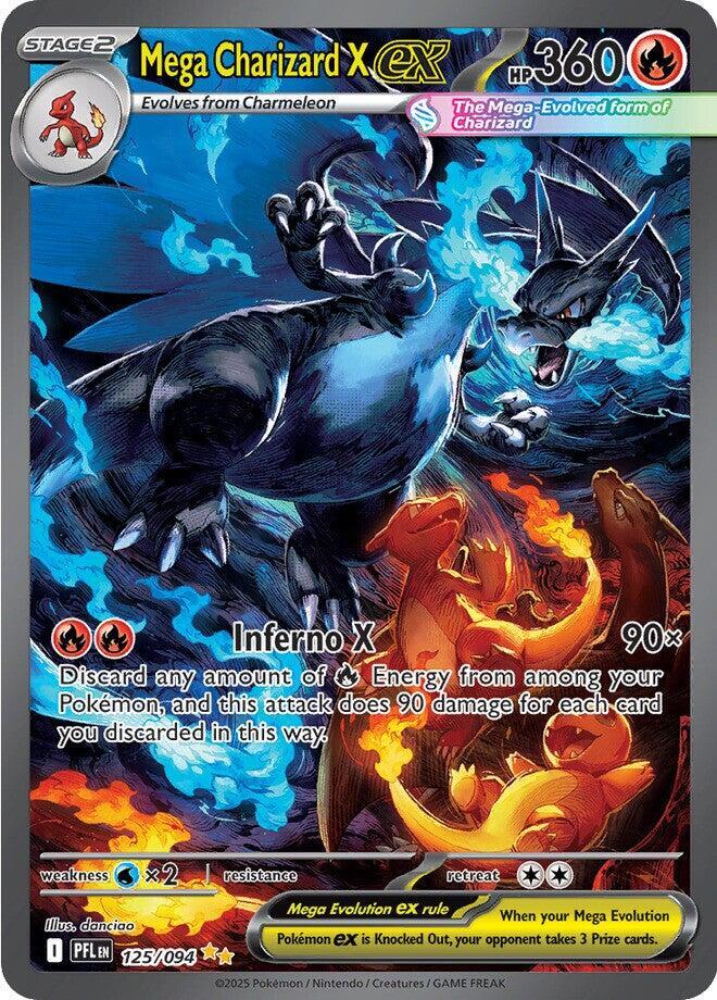 Mega Charizard X ex - 125/094 | ME02: Phantasmal Flames #125/094