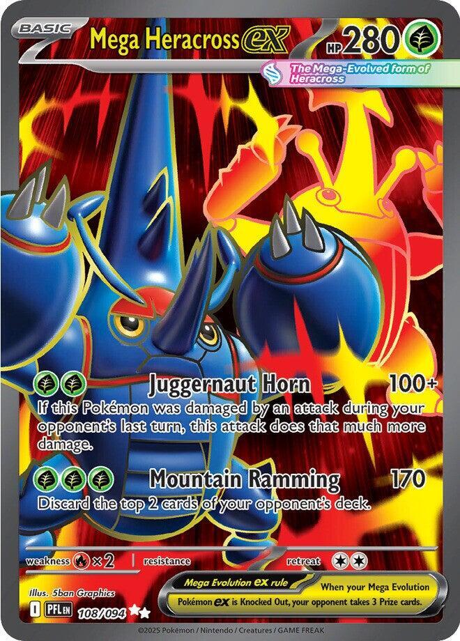 Mega Heracross ex - 108/094 | ME02: Phantasmal Flames #108/094