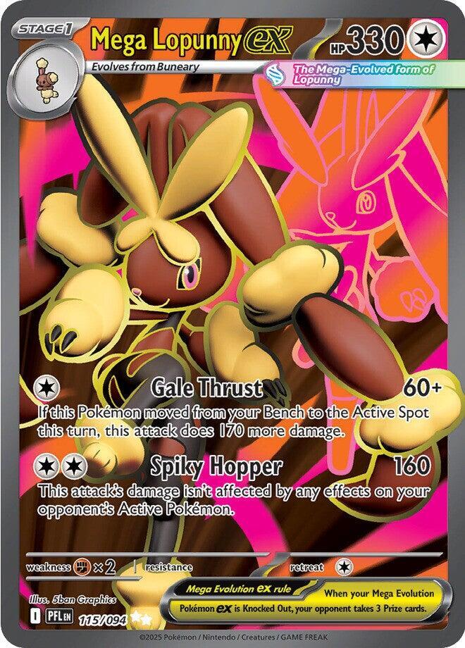 Mega Lopunny ex - 115/094 | ME02: Phantasmal Flames #115/094