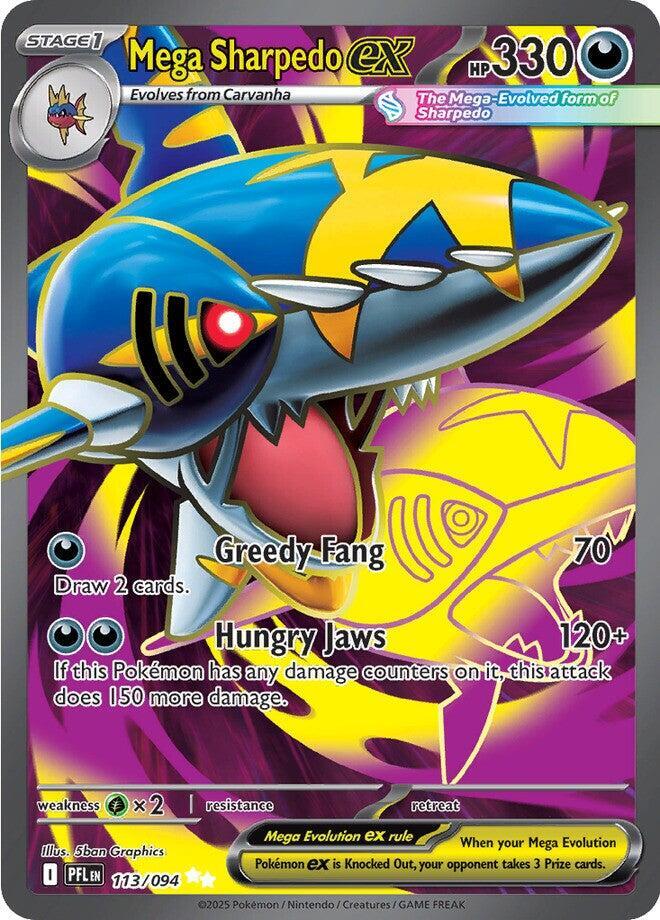 Mega Sharpedo ex - 113/094 | ME02: Phantasmal Flames #113/094