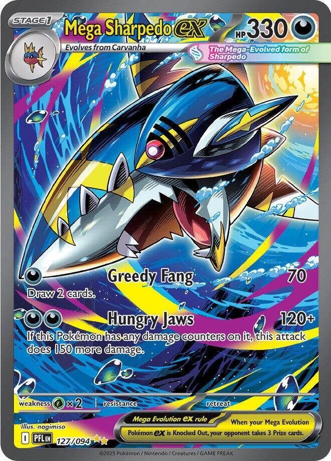 Mega Sharpedo ex - 127/094 | ME02: Phantasmal Flames #127/094