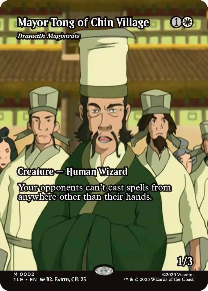 Mayor Tong of Chin Village - Drannith Magistrate (Borderless) | Avatar: The Last Airbender: Eternal-Legal #2