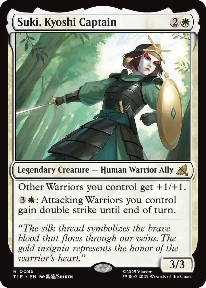Suki, Kyoshi Captain | Avatar: The Last Airbender: Eternal-Legal #85