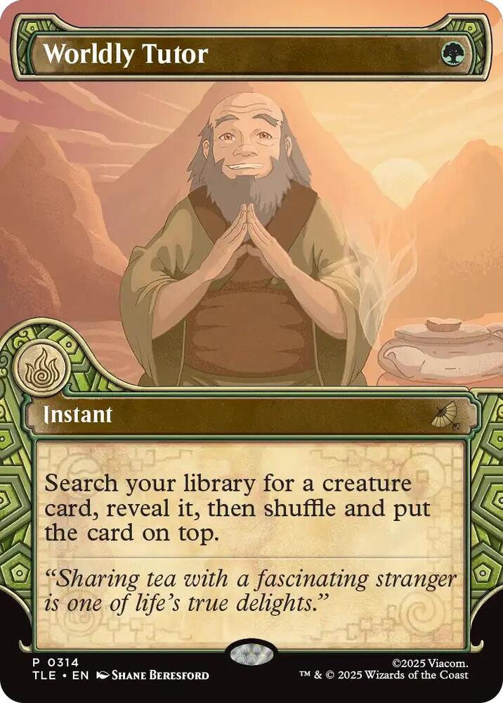 Worldly Tutor (Showcase) | Avatar: The Last Airbender: Eternal-Legal #314