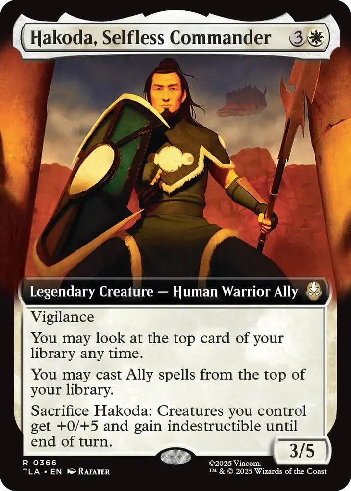 Hakoda, Selfless Commander (Extended Art) | Avatar: The Last Airbender #366