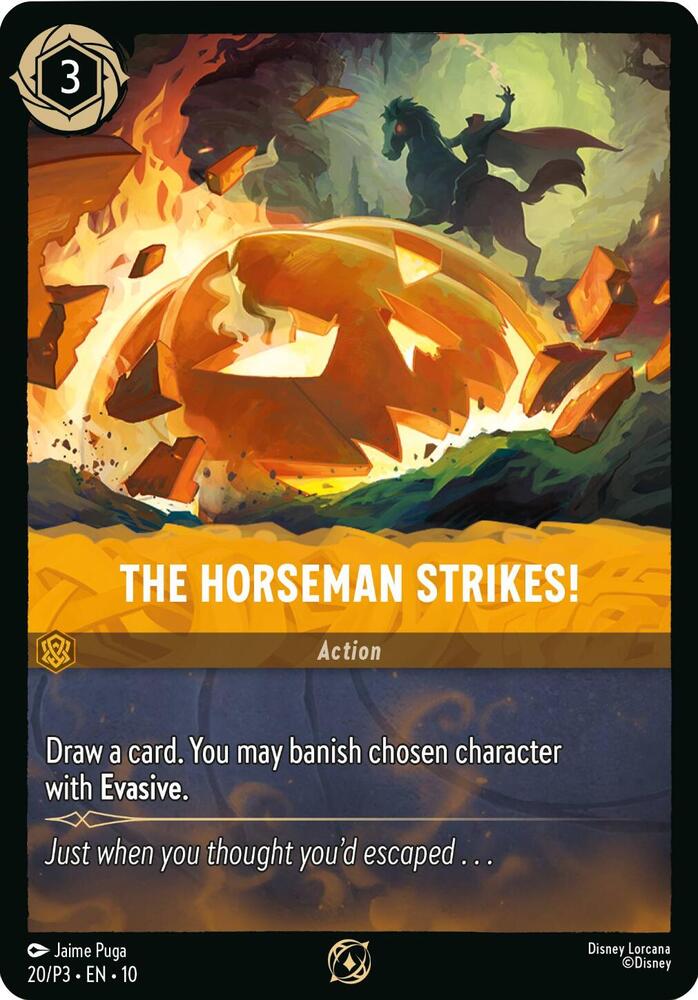 The Horseman Strikes! | Disney Lorcana Promo Cards #20