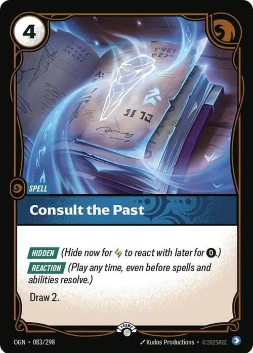 Consult the Past | Riftbound Organized Play Promotional Cards #083/298