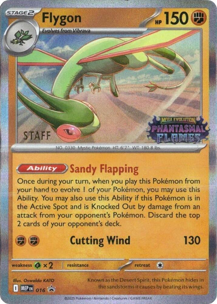 Flygon - 016 [Staff] | ME: Mega Evolution Promo #016