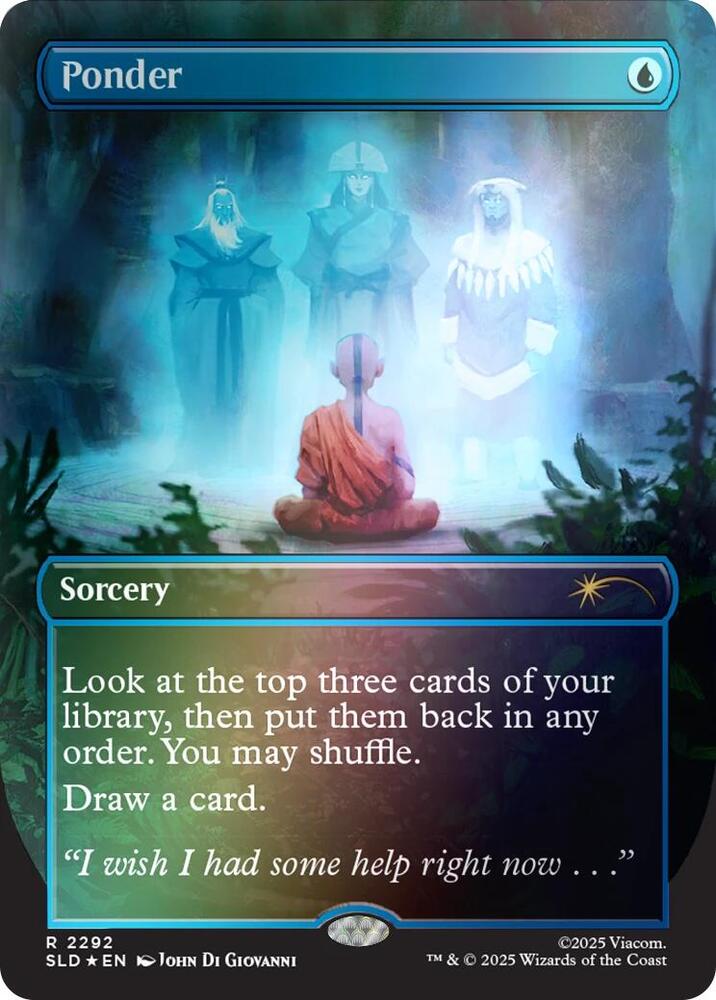 Ponder (2292) (Rainbow Foil) | Secret Lair Drop Series #2292