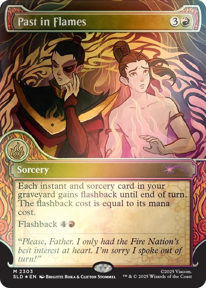 Past in Flames (Rainbow Foil) | Secret Lair Drop Series #2303