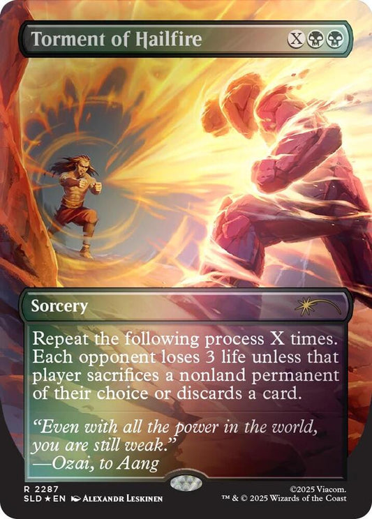 Torment of Hailfire (2287) (Rainbow Foil) | Secret Lair Drop Series #2287