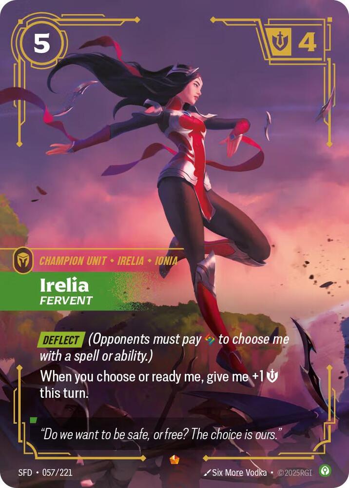 Irelia - Fervent | Spiritforged #057/221