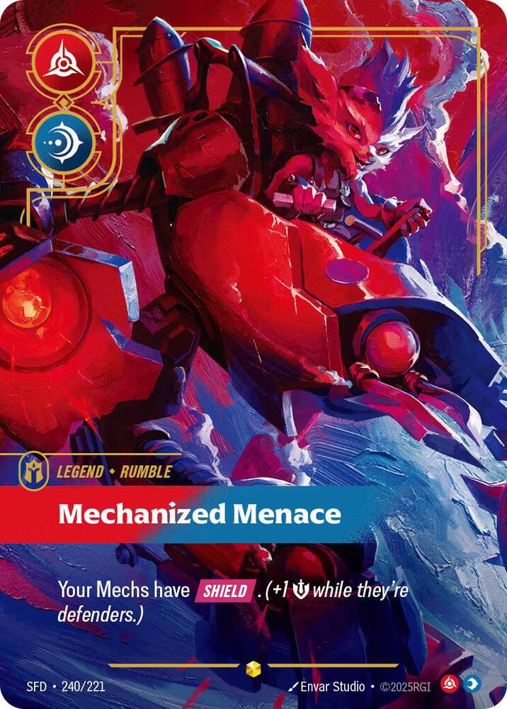 Rumble, Mechanized Menace (Overnumbered) | Spiritforged #240/221