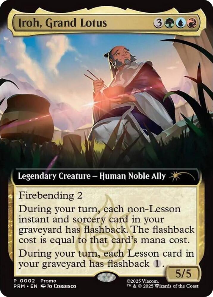 Iroh, Grand Lotus (Extended Art) | Unique and Miscellaneous Promos #2