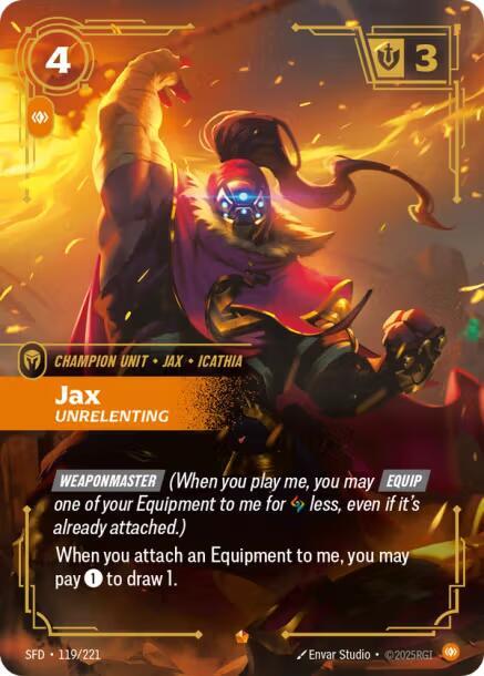 Jax, Unrelenting | Spiritforged #119/221