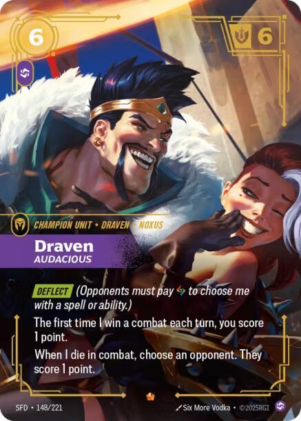 Draven - Audacious | Spiritforged #148/221