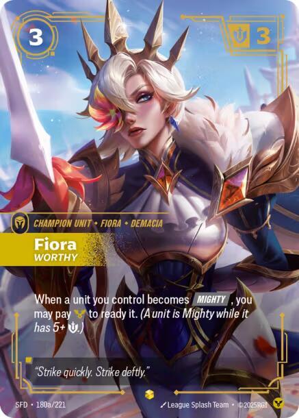 Fiora - Worthy (Alternate Art) | Spiritforged #180a/221