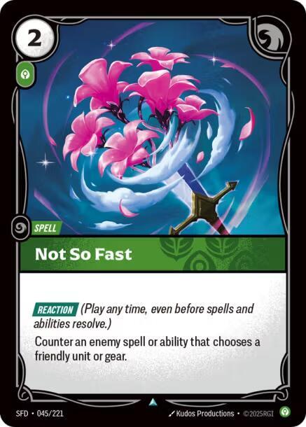Not So Fast | Spiritforged #045/221