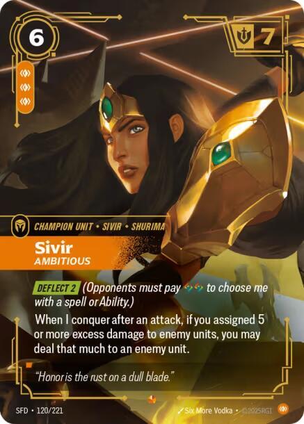 Sivir - Ambitious | Spiritforged #120/221