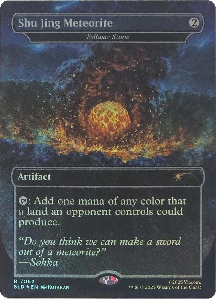 Shu Jing Meteorite - Fellwar Stone (Rainbow Foil) | Secret Lair Drop Series #7062