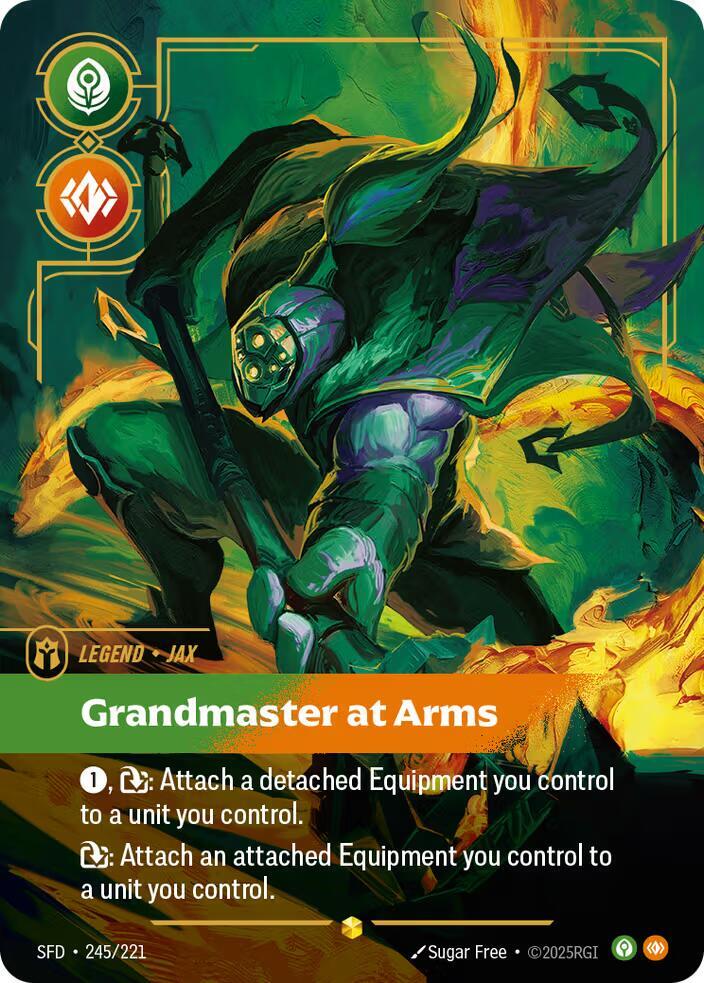 Jax, Grandmaster At Arms (Overnumbered) | Spiritforged #245/221
