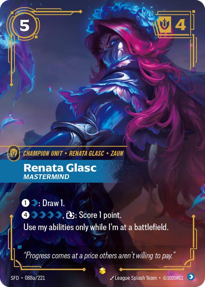 Renata Glasc - Mastermind (Alternate Art) | Spiritforged #088a/221