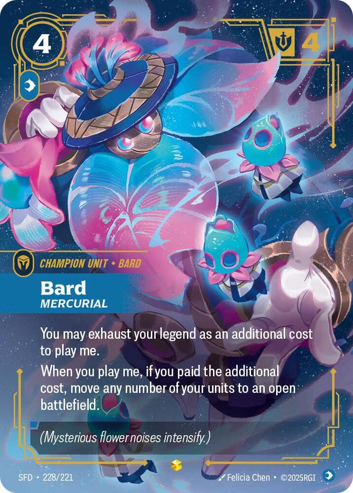 Bard - Mercurial (Overnumbered) | Spiritforged #228/221