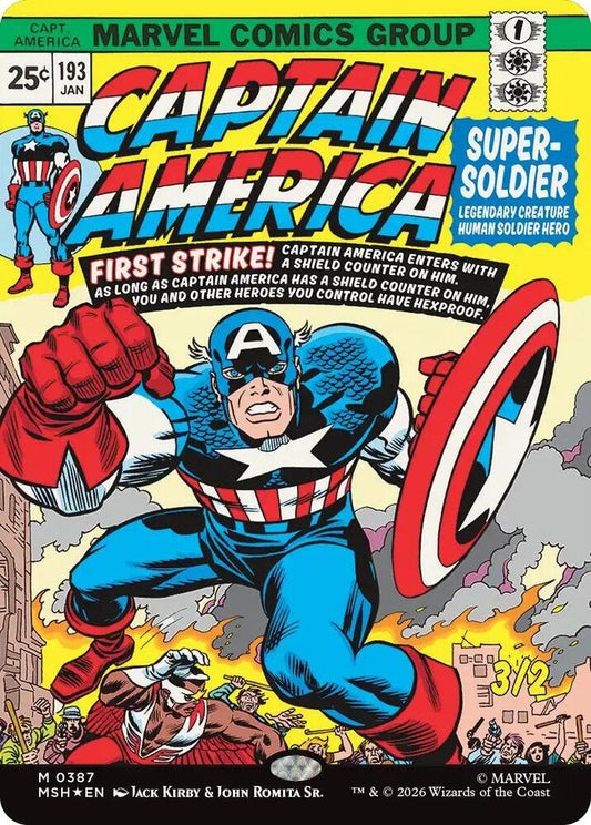 Captain America, Super-Soldier (Borderless) (0387) | Marvel Super Heroes #387