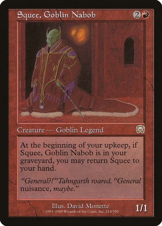 Squee, Goblin Nabob | Mercadian Masques #214